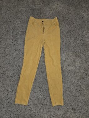 Forever 21 Mustard Yellow Skinny Corduroy Jeans